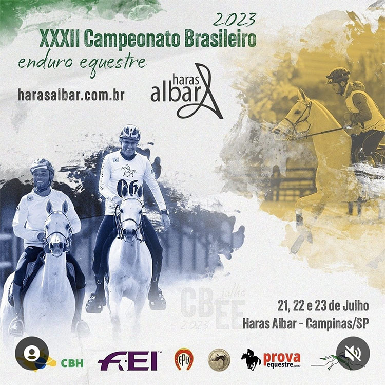 XXXII Campeonato Brasileiro de Enduro Equestre Haras Albar em Campinas (SP)